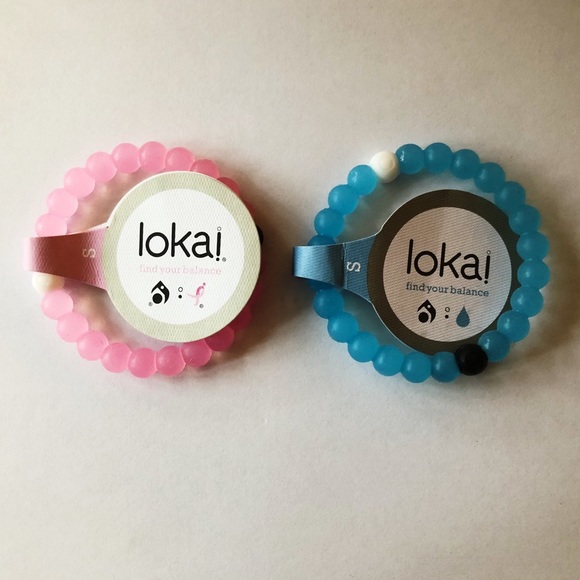 Lokai Bracelets - Pink & Blue - Picture 2 of 2